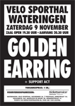 Golden Earring concert poster Wateringen November 08, 2013